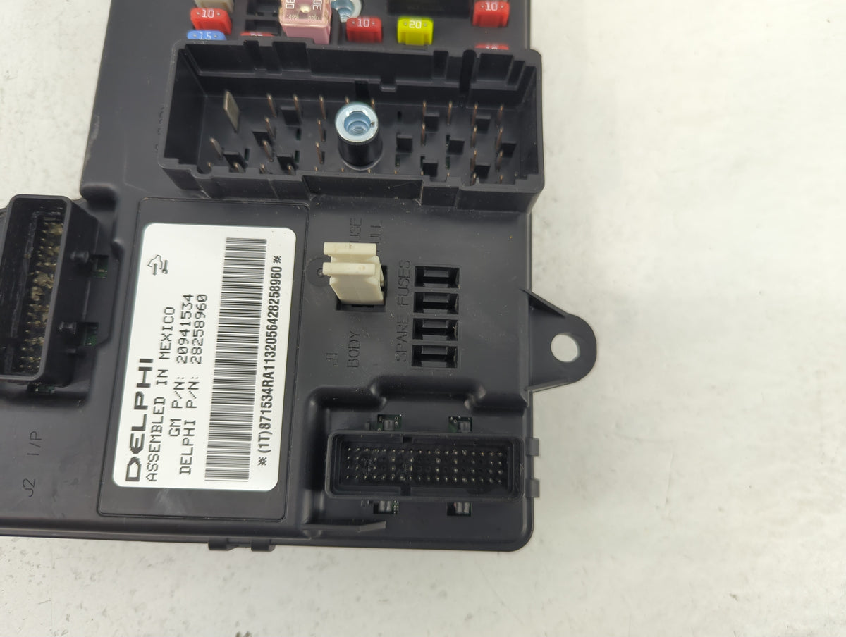 2008-2011 Chevrolet Malibu Body Control Module Bcm Inner Cabin Fuse Box 1245055 - Oemusedautoparts1.com