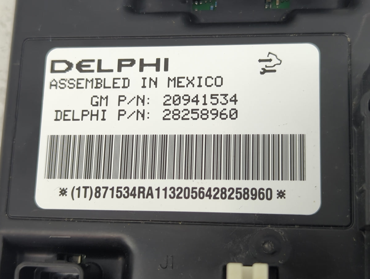 2008-2011 Chevrolet Malibu Body Control Module Bcm Inner Cabin Fuse Box 1245055 - Oemusedautoparts1.com