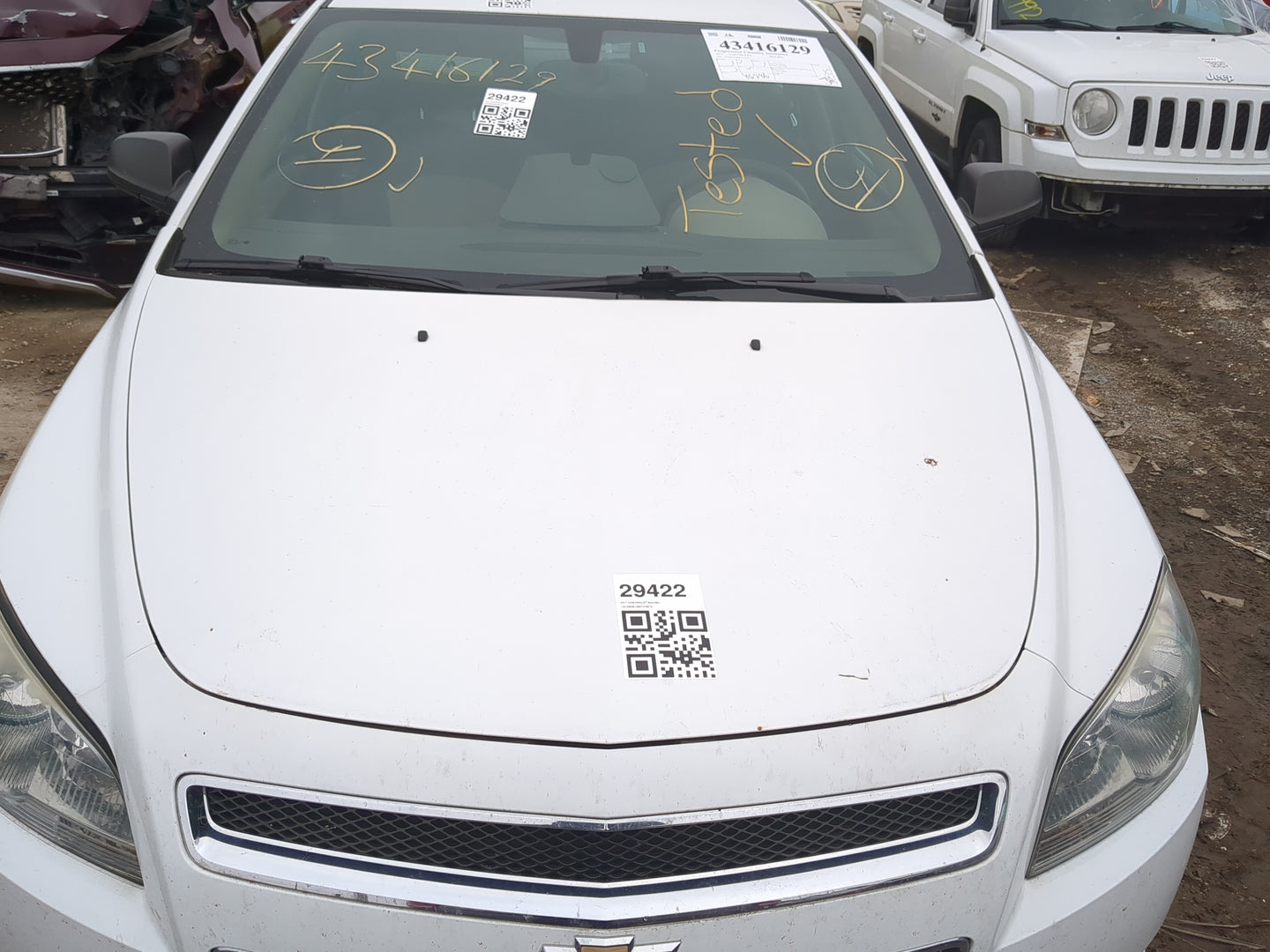 2008-2012 Chevrolet Malibu Hood Oem - Oemusedautoparts1.com