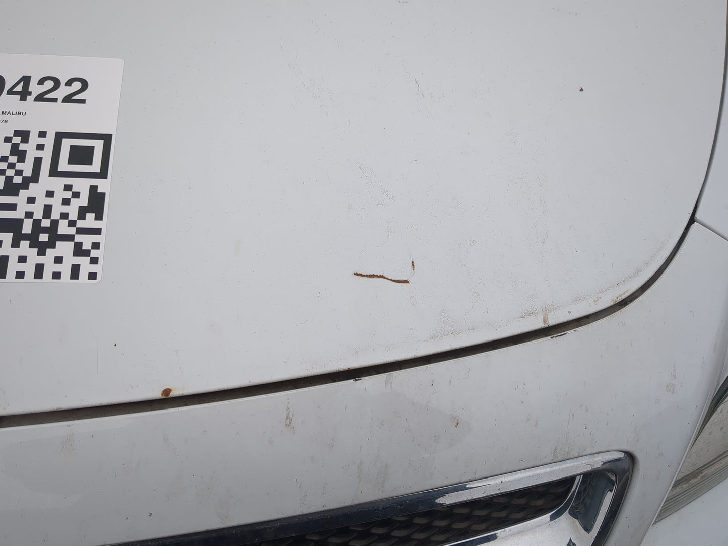 2008-2012 Chevrolet Malibu Hood Oem 1245056 - Oemusedautoparts1.com