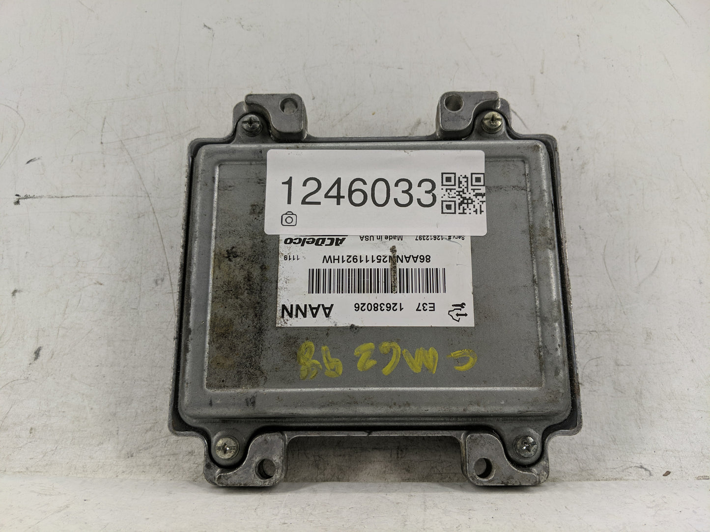 2007-2012 Chevrolet Malibu PCM Engine Control Computer ECU ECM PCU OEM Fits Fits 2007 2008 2009 2010 2011 2012 OEM Used Auto