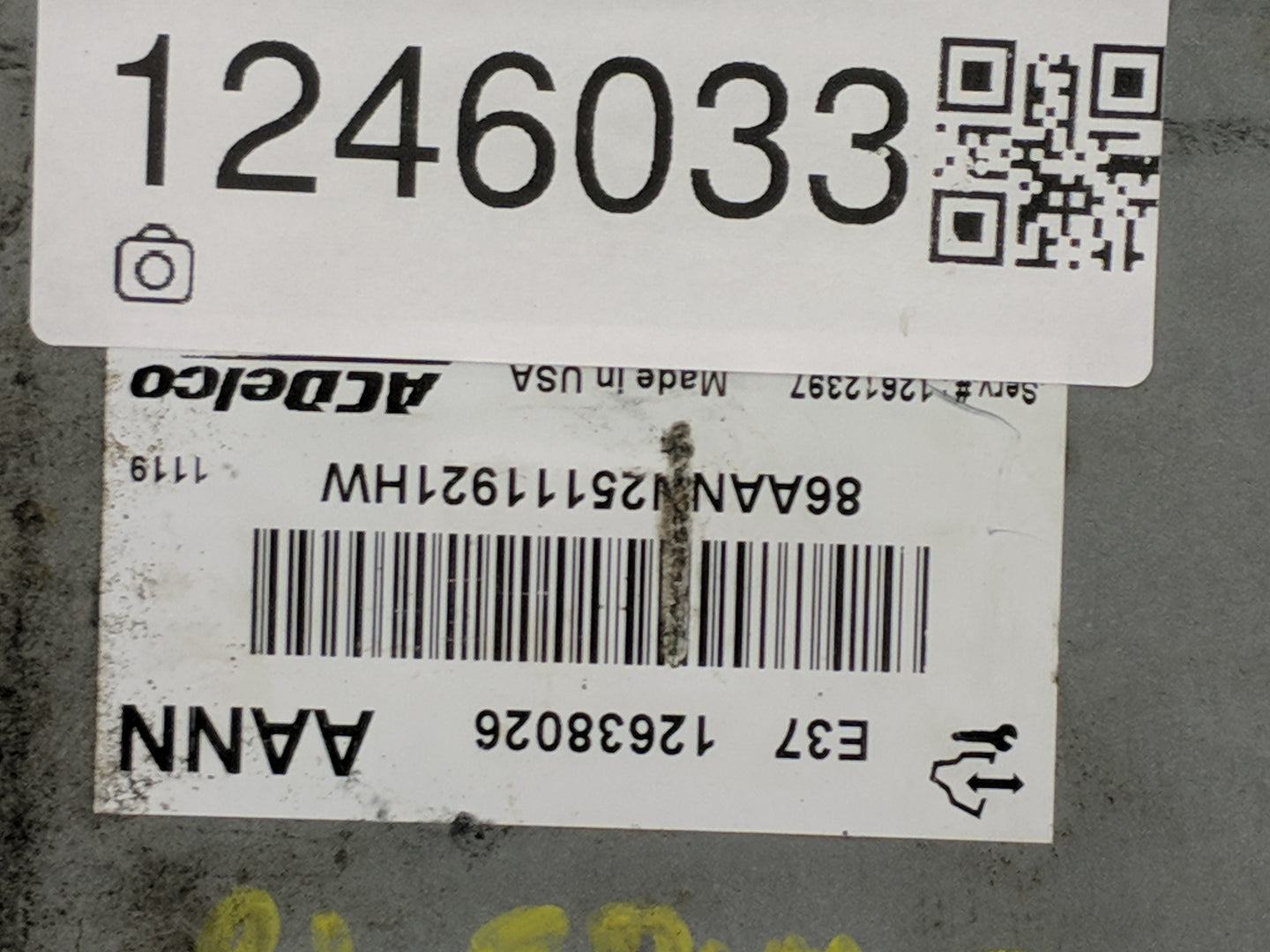 2007-2012 Chevrolet Malibu PCM Engine Control Computer ECU ECM PCU OEM Fits Fits 2007 2008 2009 2010 2011 2012 OEM Used Auto