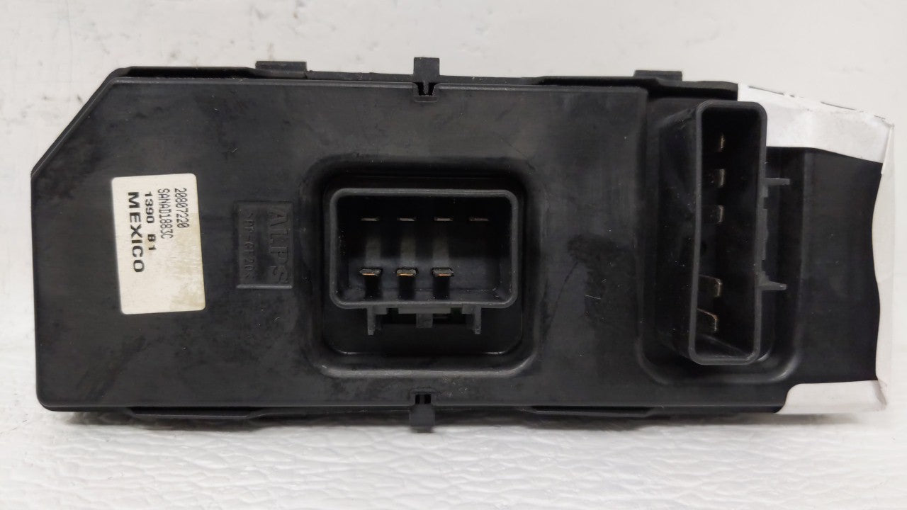 2010-2011 Chevrolet Malibu Master Power Window Switch Replacement Driver Side Left P/N:20952785 25993395 Fits Fits 2010 2011
