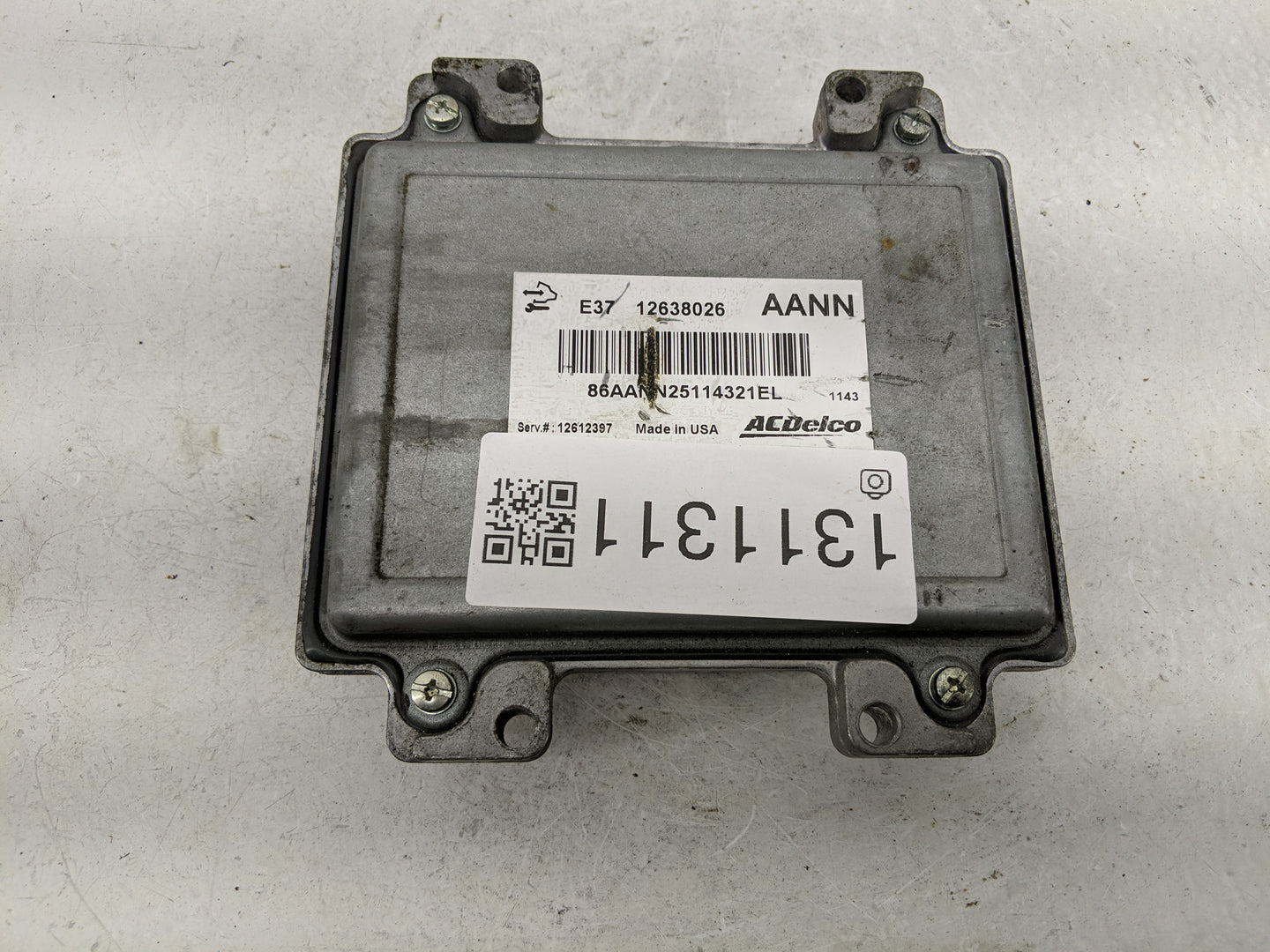 2007-2012 Chevrolet Malibu PCM Engine Control Computer ECU ECM PCU OEM P/N:12638026 Fits Fits 2007 2008 2009 2010 2011 2012 