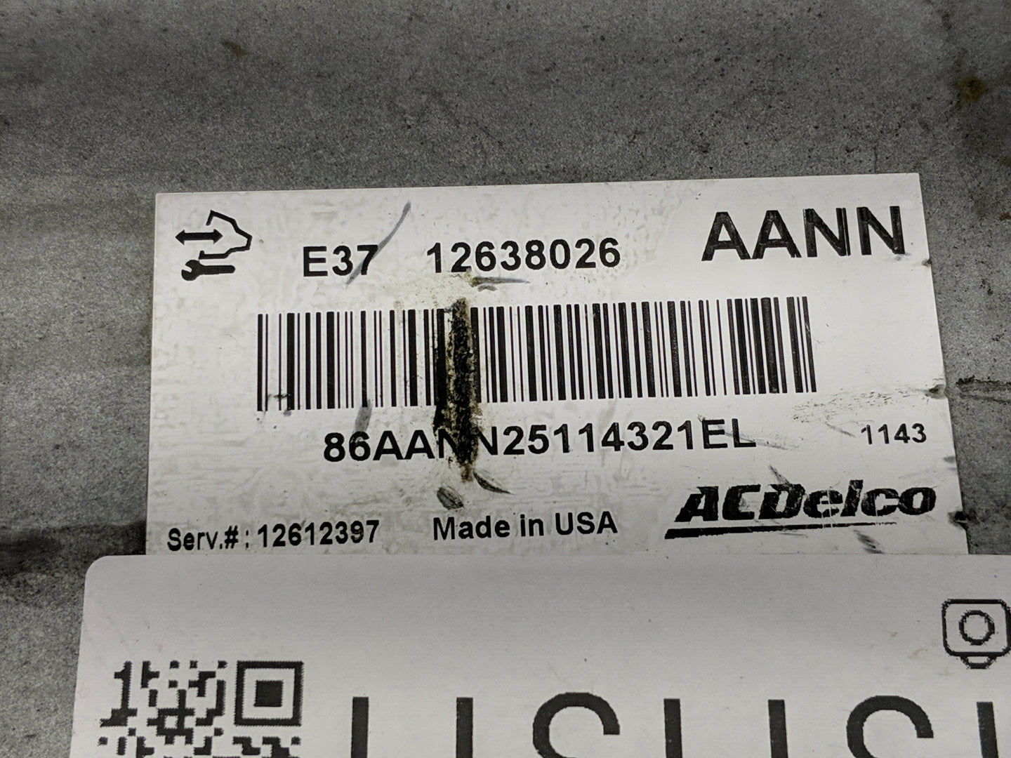 2007-2012 Chevrolet Malibu PCM Engine Control Computer ECU ECM PCU OEM P/N:12638026 Fits Fits 2007 2008 2009 2010 2011 2012 