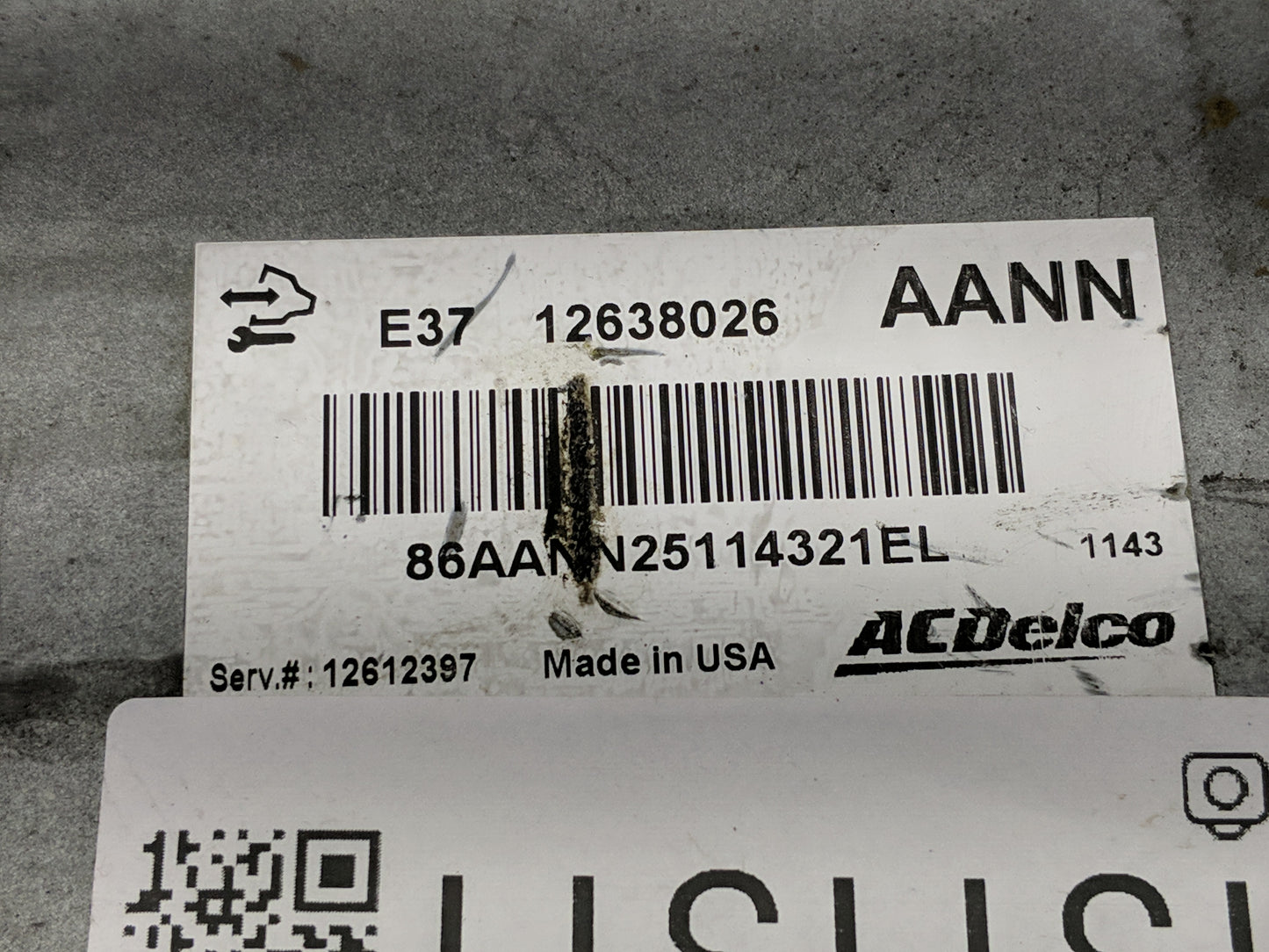 2007-2012 Chevrolet Malibu PCM Engine Control Computer ECU ECM PCU OEM P/N:12638026 Fits Fits 2007 2008 2009 2010 2011 2012 