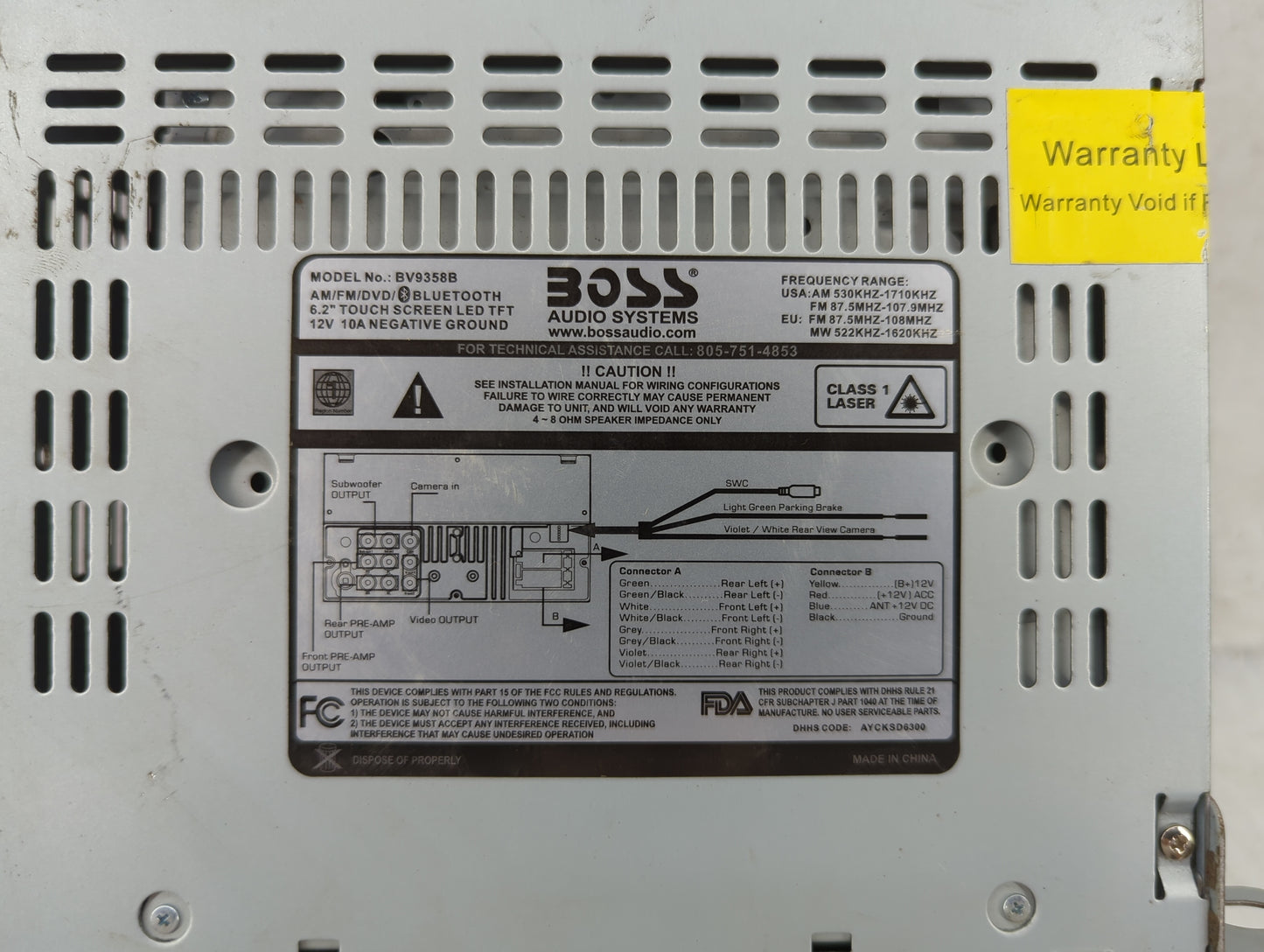 2011 Chevrolet Malibu Radio AM FM Cd Player Receiver Replacement P/N:BV9358B Fits OEM Used Auto Parts - Oemusedautoparts1.co