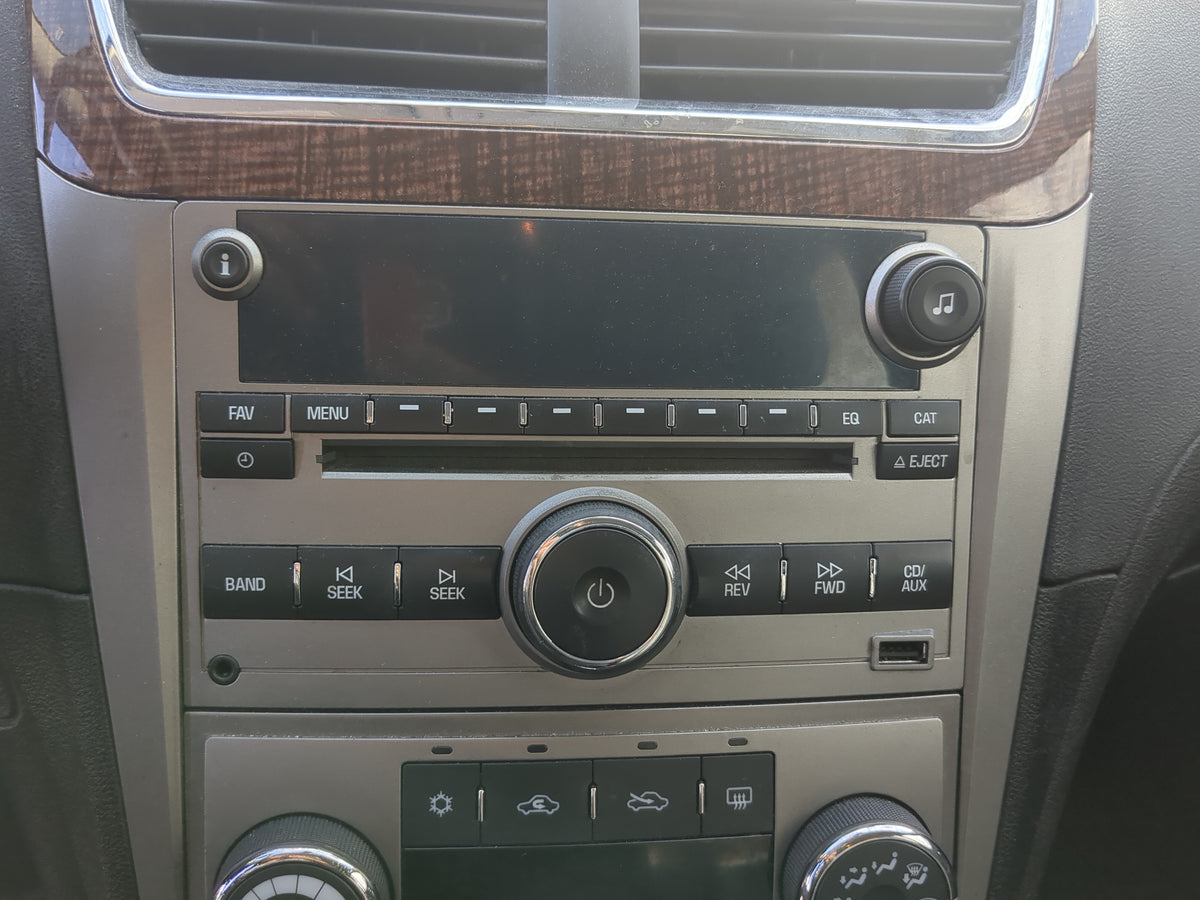 2009-2012 Chevrolet Malibu Radio AM FM Cd Player Receiver Replacement Fits Fits 2009 2010 2011 2012 OEM Used Auto Parts - Oe