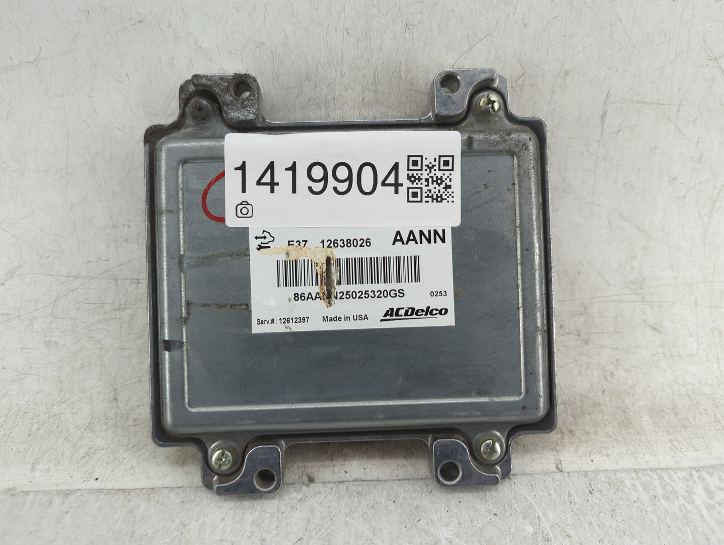 2007-2012 Chevrolet Malibu PCM Engine Control Computer ECU ECM PCU OEM P/N:12638026 Fits Fits 2007 2008 2009 2010 2011 2012 