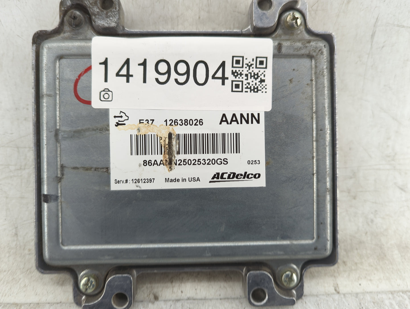 2007-2012 Chevrolet Malibu PCM Engine Control Computer ECU ECM PCU OEM P/N:12638026 Fits Fits 2007 2008 2009 2010 2011 2012 