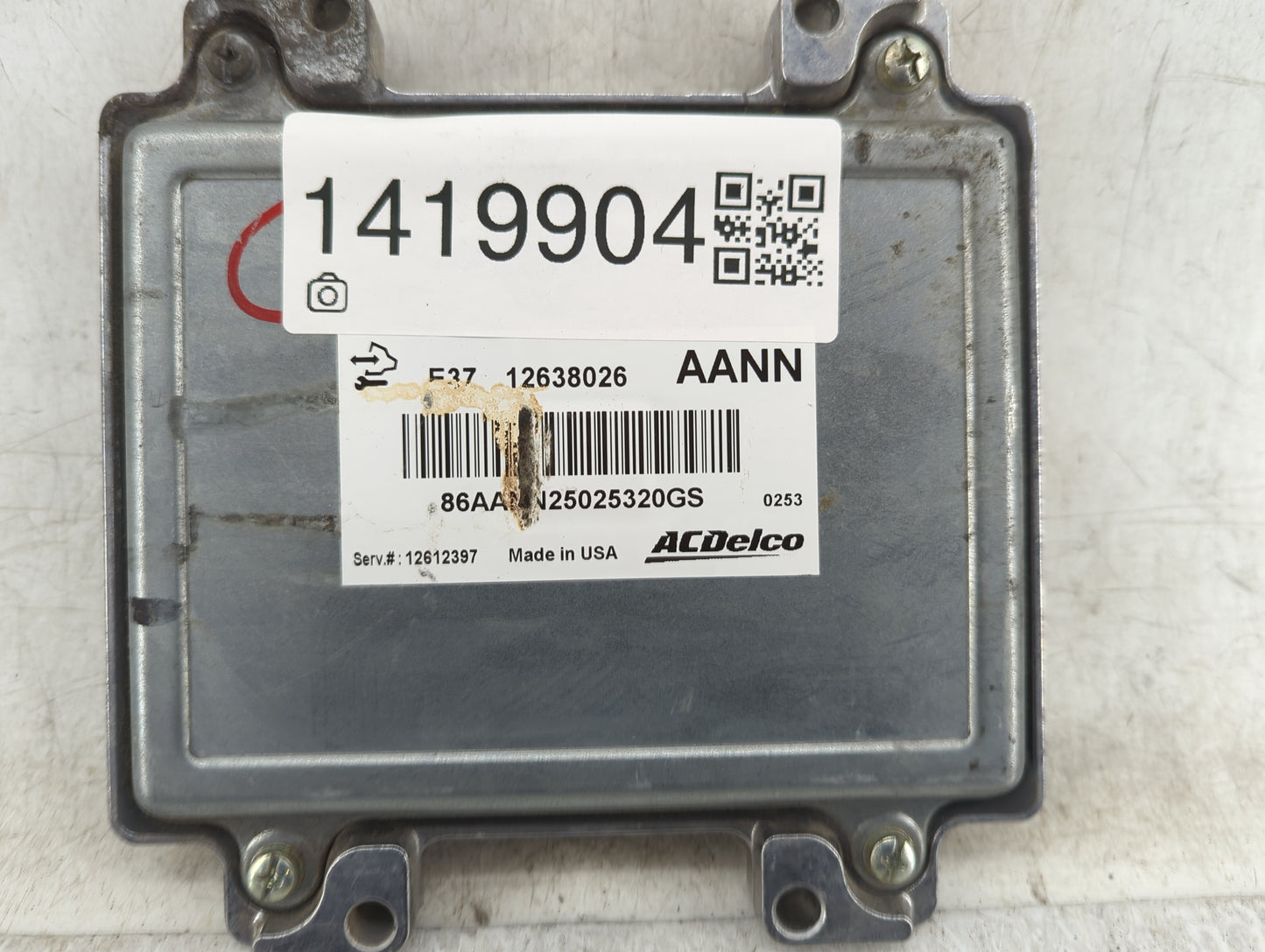 2007-2012 Chevrolet Malibu PCM Engine Control Computer ECU ECM PCU OEM P/N:12638026 Fits Fits 2007 2008 2009 2010 2011 2012 