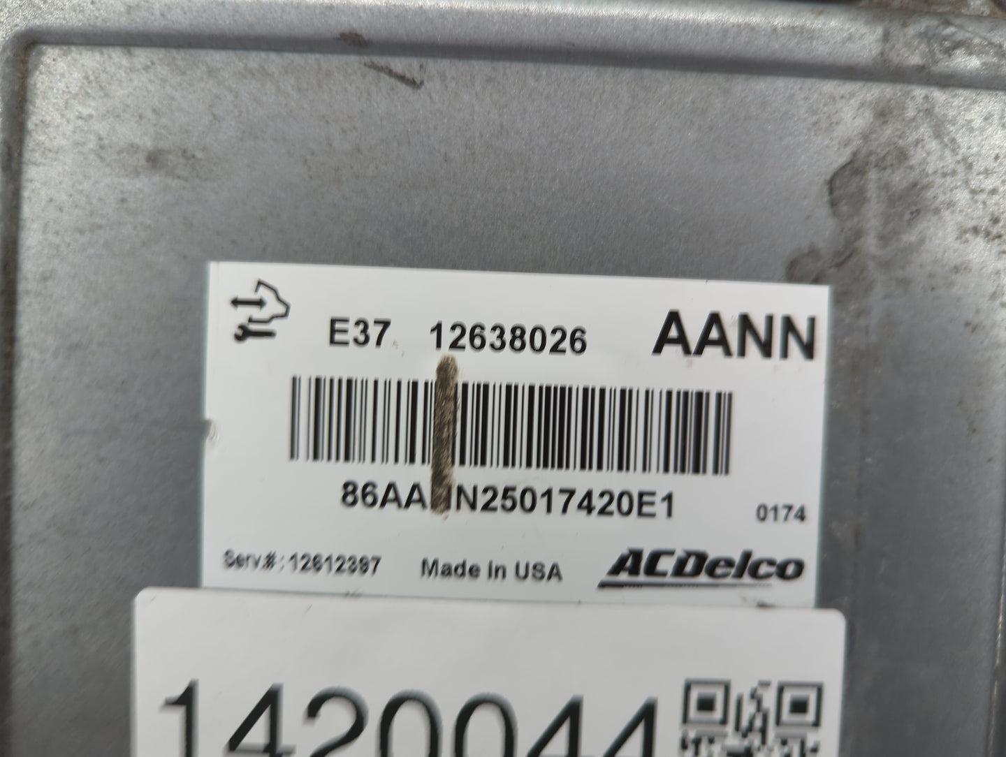 2007-2012 Chevrolet Malibu PCM Engine Control Computer ECU ECM PCU OEM P/N:12638026 Fits Fits 2007 2008 2009 2010 2011 2012 