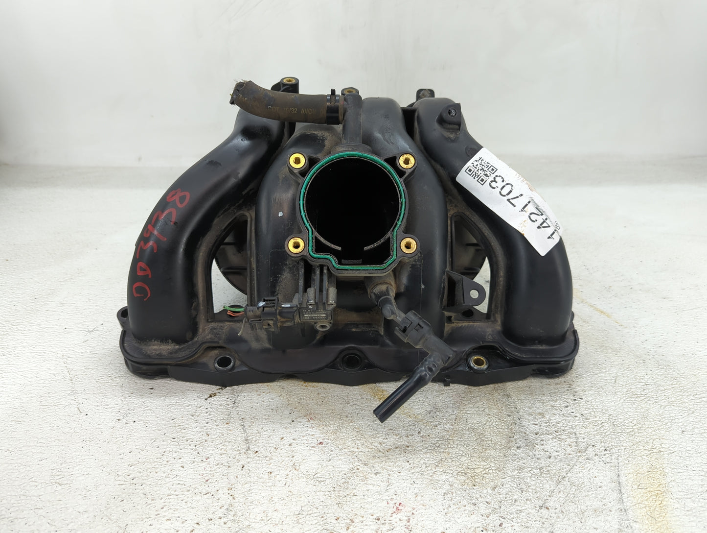 2008-2012 Chevrolet Malibu Air Intake Manifold P/N:948686894 Fits Fits 2007 2008 2009 2010 2011 2012 OEM Used Auto Parts - O