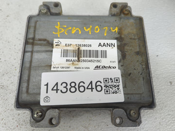 2007-2012 Chevrolet Malibu PCM Engine Control Computer ECU ECM PCU OEM P/N:12638026 12612397 Fits OEM Used Auto Parts - Oemu