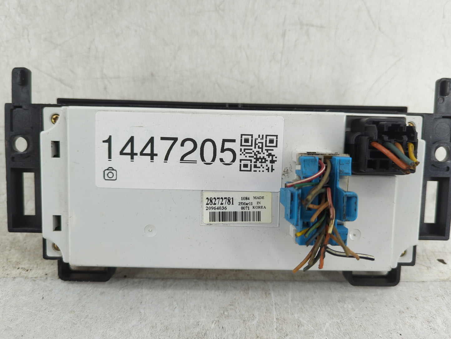 2008-2012 Chevrolet Malibu Climate Control Module Temperature AC/Heater Replacement P/N:28272781 20964036 Fits OEM Used Auto