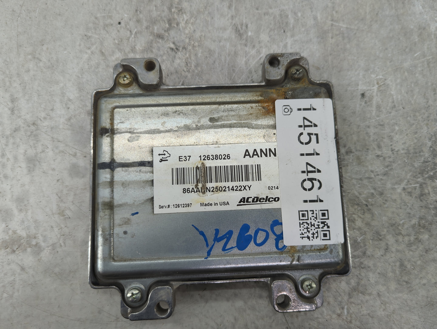 2007-2012 Chevrolet Malibu PCM Engine Control Computer ECU ECM PCU OEM P/N:12638026 12612397 Fits OEM Used Auto Parts - Oemu