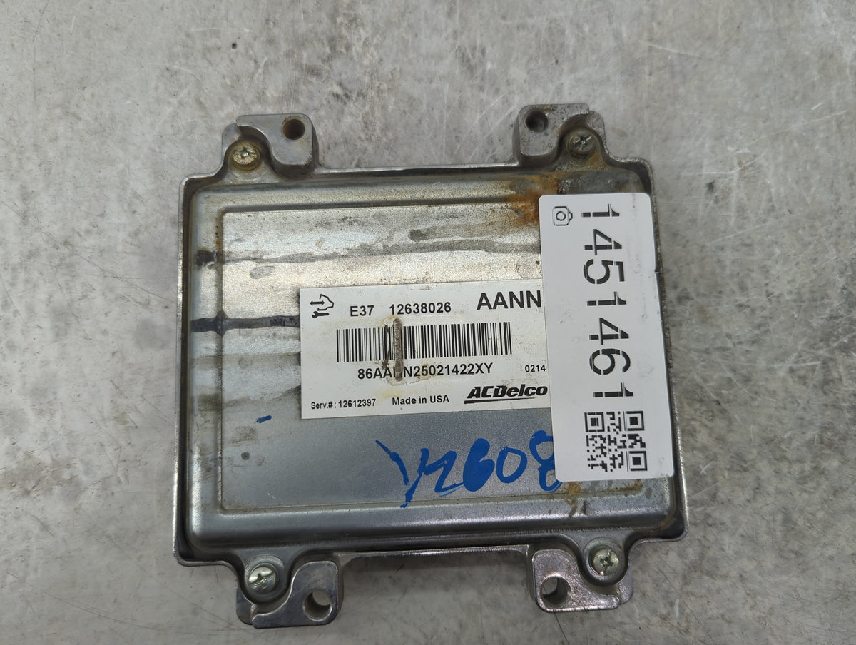 2007-2012 Chevrolet Malibu PCM Engine Control Computer ECU ECM PCU OEM P/N:12638026 12612397 Fits 2007 2008 2009 2010 2011 2