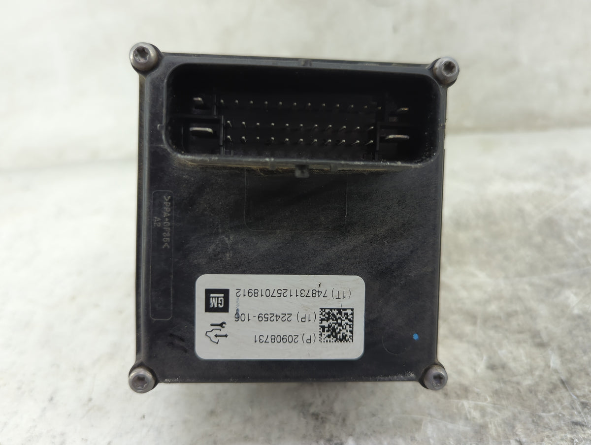 2011 Chevrolet Malibu Anti-Lock Brake ABS Pump Module Actuator OEM P/N:20908731 224259-106 Fits OEM Used Auto Parts - Oemuse