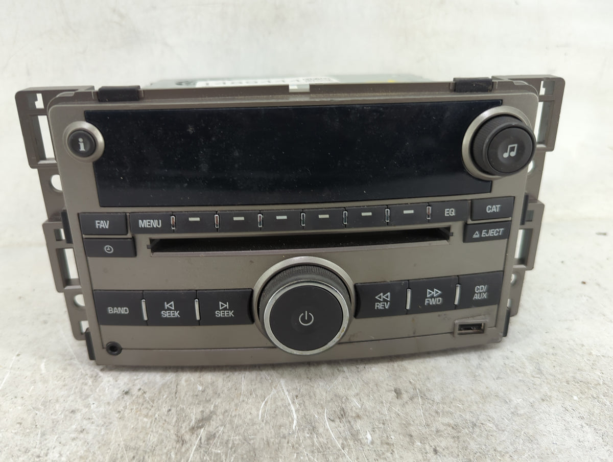 2009-2012 Chevrolet Malibu Radio AM FM Cd Player Receiver Replacement P/N:20940842 CQ-JG20E0GD Fits Fits 2009 2010 2011 2012