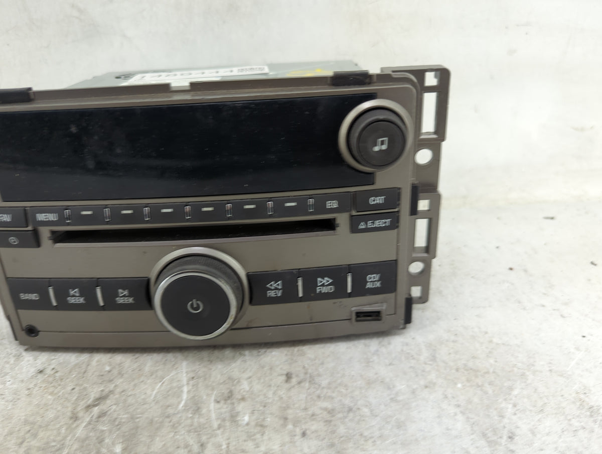2009-2012 Chevrolet Malibu Radio AM FM Cd Player Receiver Replacement P/N:20940842 CQ-JG20E0GD Fits Fits 2009 2010 2011 2012