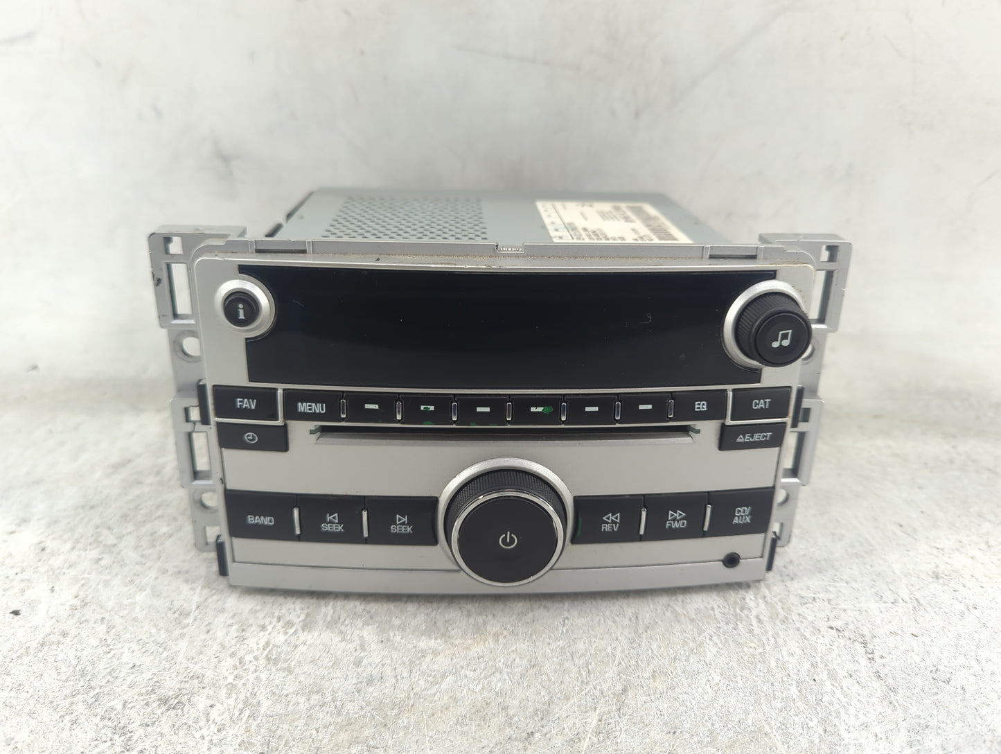 2009-2012 Chevrolet Malibu Radio AM FM Cd Player Receiver Replacement P/N:28246994 20919615 Fits Fits 2009 2010 2011 2012 OE