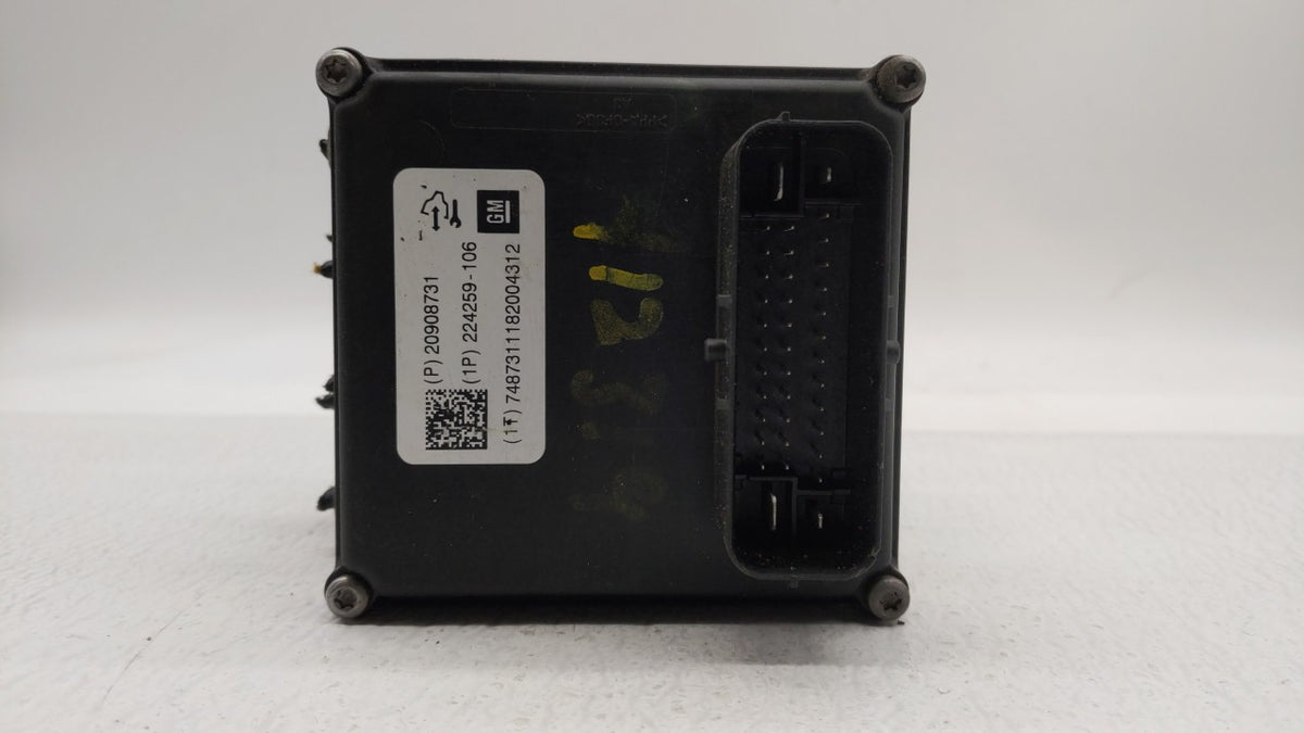 2011 Chevrolet Malibu Anti-Lock Brake ABS Pump Module Actuator OEM P/N:20908731 Fits OEM Used Auto Parts - Oemusedautoparts1