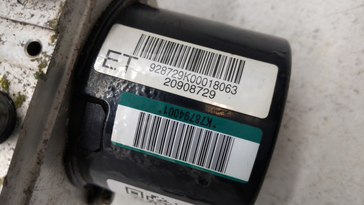 2011 Chevrolet Malibu Anti-Lock Brake ABS Pump Module Actuator OEM P/N:20908731 Fits OEM Used Auto Parts - Oemusedautoparts1