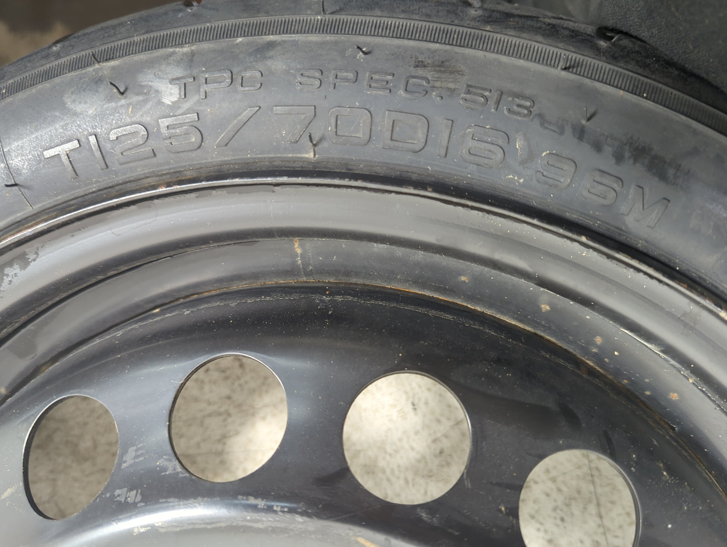 2004-2012 Chevrolet Malibu Spare Donut Tire Wheel Rim Oem 5036736 - Oemusedautoparts1.com