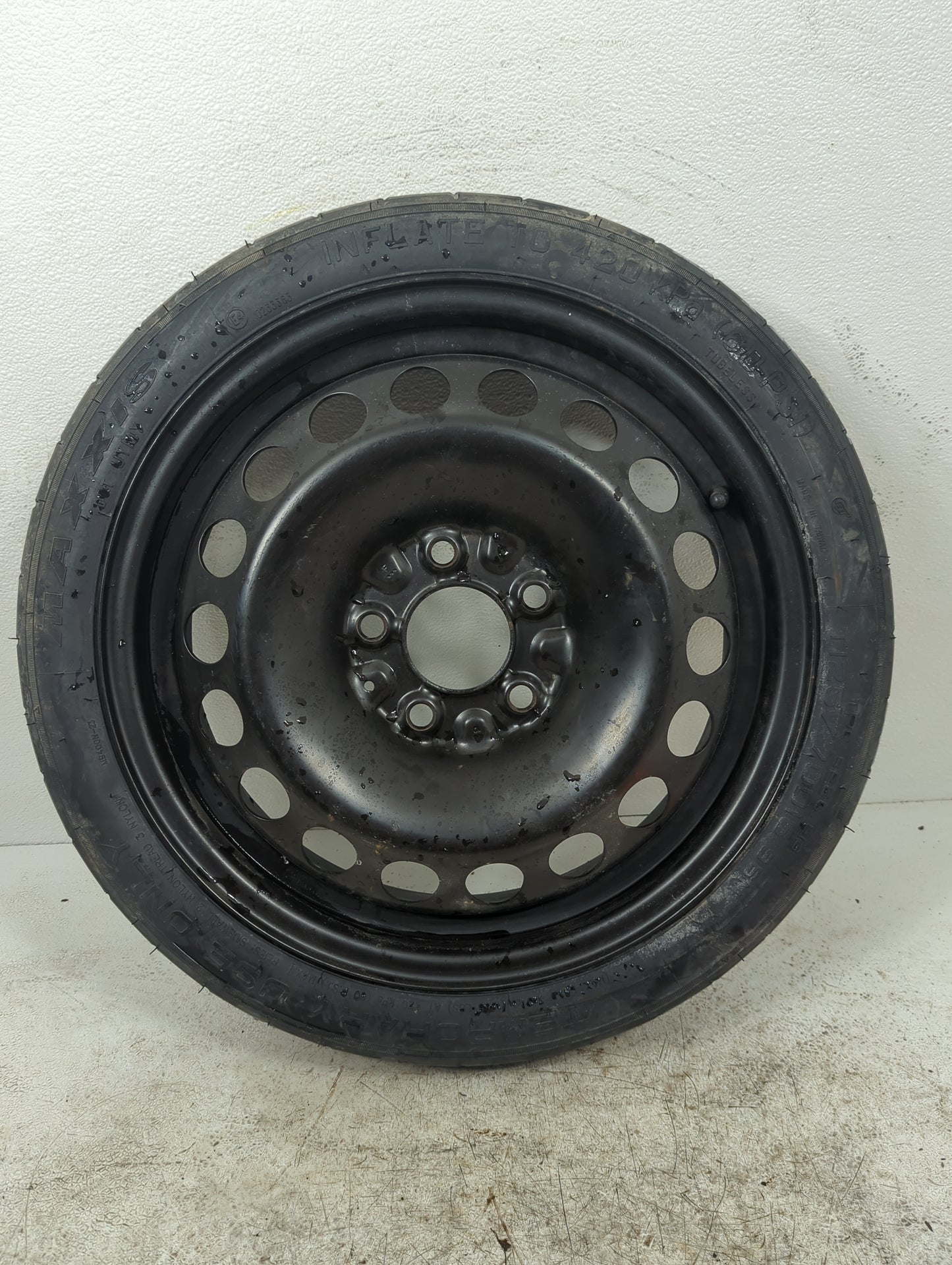 2011 Chevrolet Malibu Spare Donut Tire Wheel Rim Oem - Oemusedautoparts1.com