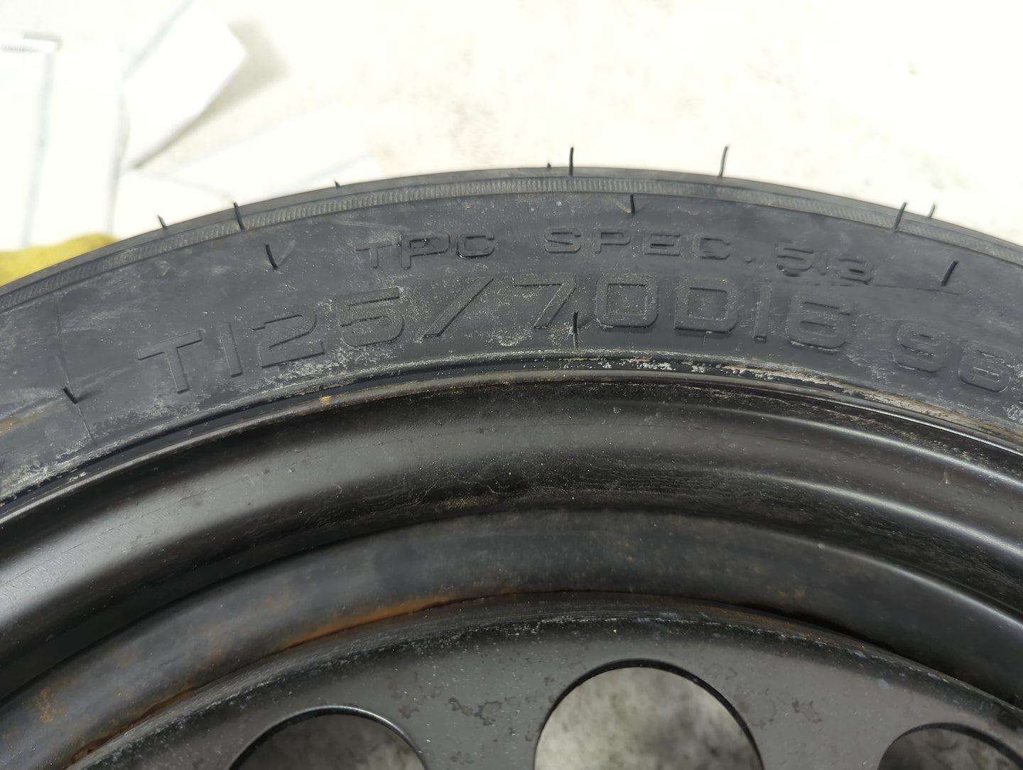 2011 Chevrolet Malibu Spare Donut Tire Wheel Rim Oem - Oemusedautoparts1.com