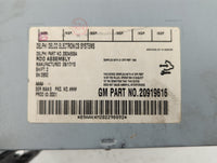 2009-2012 Chevrolet Malibu Am Fm Cd Player Radio Receiver - Oemusedautoparts1.com