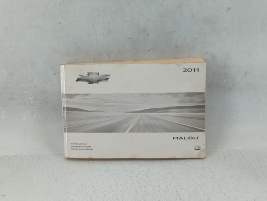 2011 Chevrolet Malibu Owners Manual Book Guide P/N:20786885 A OEM Used Auto Parts - Oemusedautoparts1.com