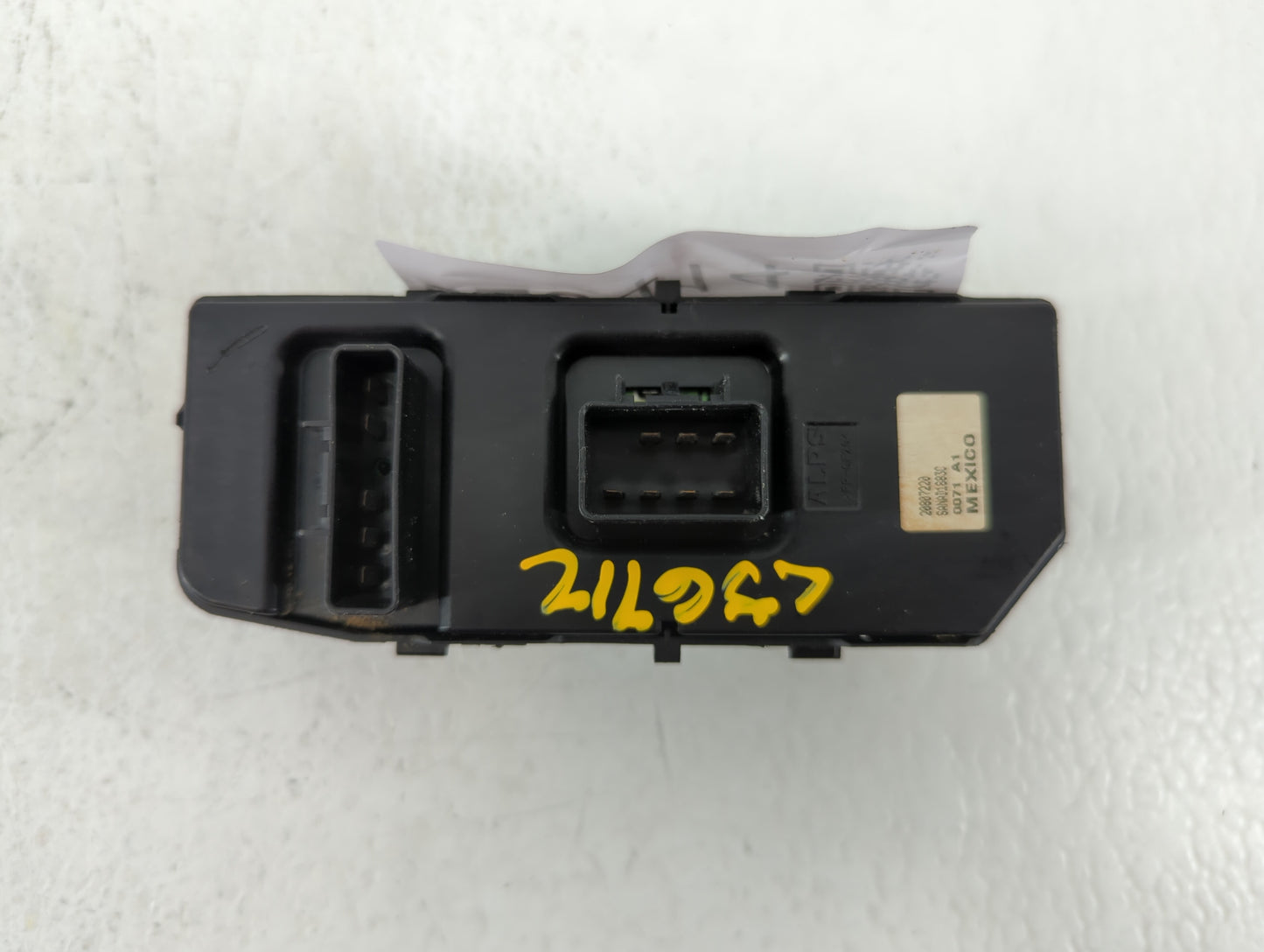 2010-2012 Chevrolet Malibu Master Power Window Switch Replacement Driver Side Left P/N:20807220 Fits Fits 2010 2011 2012 OEM