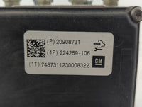 2011 Chevrolet Malibu ABS Pump Control Module Replacement P/N:224259-106 20908731 Fits OEM Used Auto Parts - Oemusedautopart