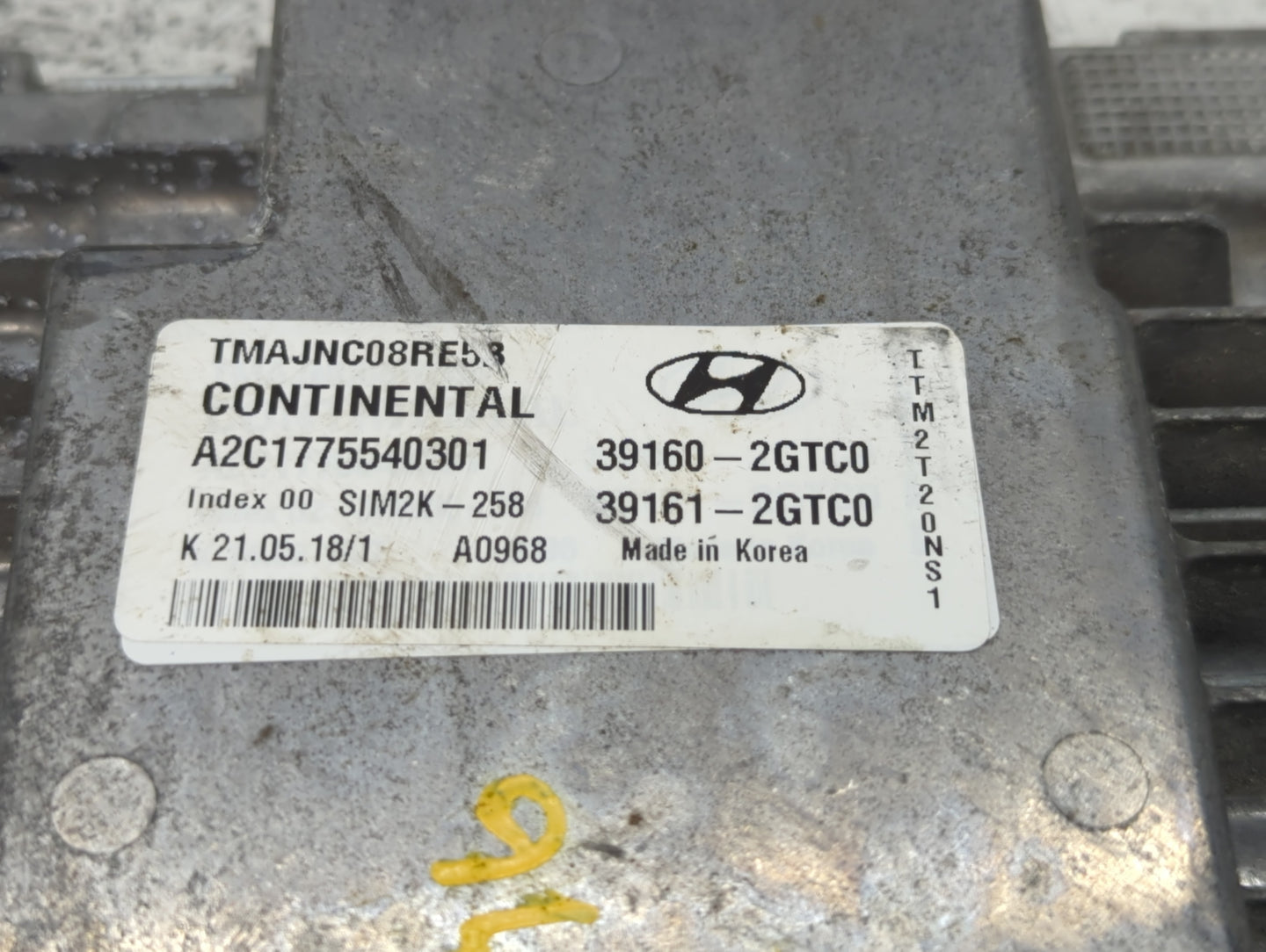 2007-2012 Chevrolet Malibu PCM Engine Control Computer ECU ECM PCU OEM P/N:39161-2GTC0 39160-2GTC0 Fits OEM Used Auto Parts 