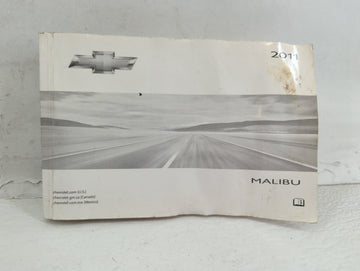 2011 Chevrolet Malibu Owners Manual Book Guide P/N:20786885A OEM Used Auto Parts - Oemusedautoparts1.com