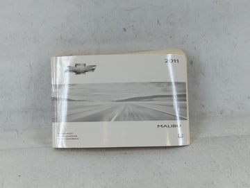 2011 Chevrolet Malibu Owners Manual Book Guide P/N:20786885 A OEM Used Auto Parts - Oemusedautoparts1.com