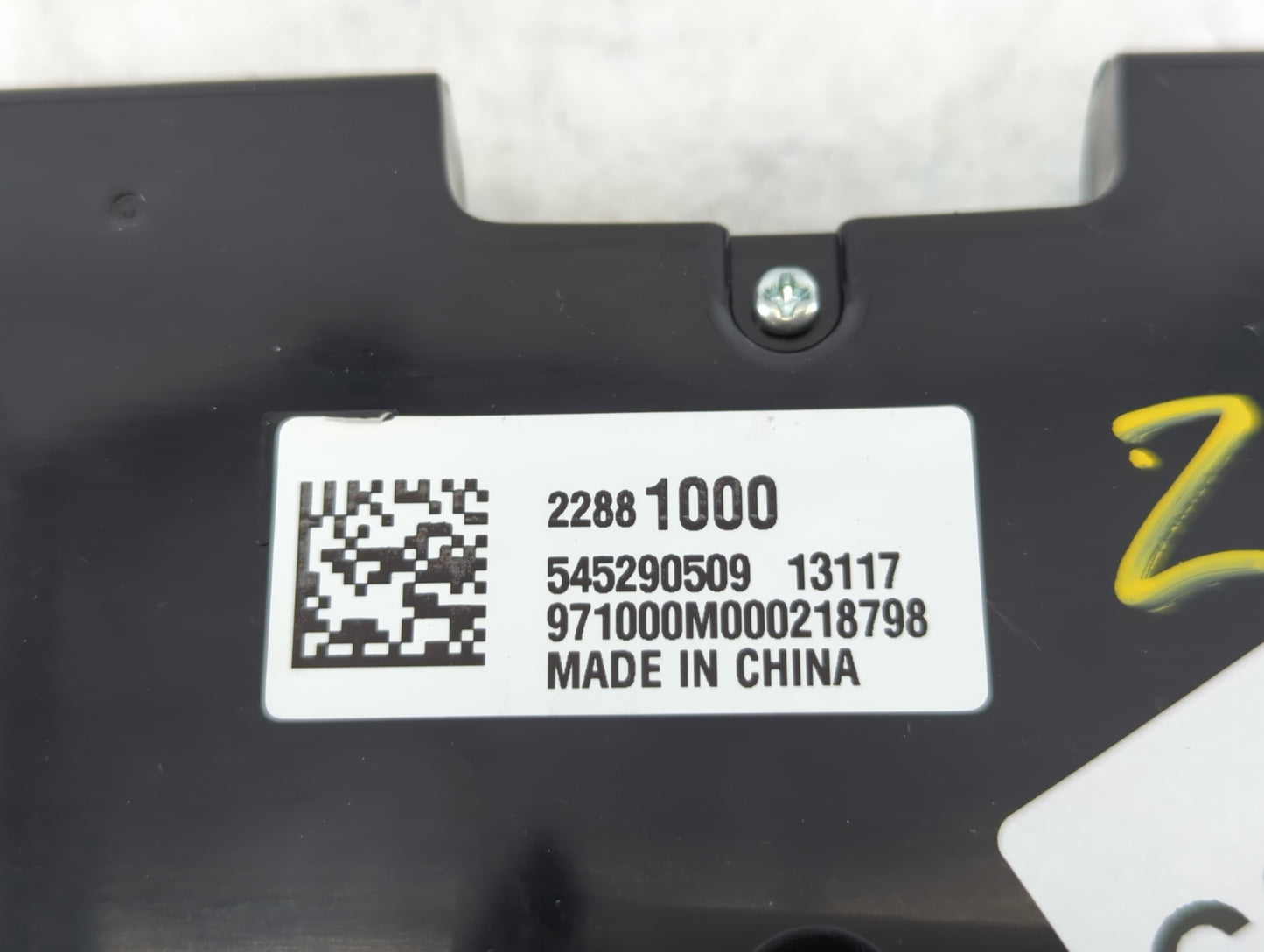 2008-2012 Chevrolet Malibu Climate Control Module Temperature AC/Heater Replacement P/N:22881000 Fits OEM Used Auto Parts - 