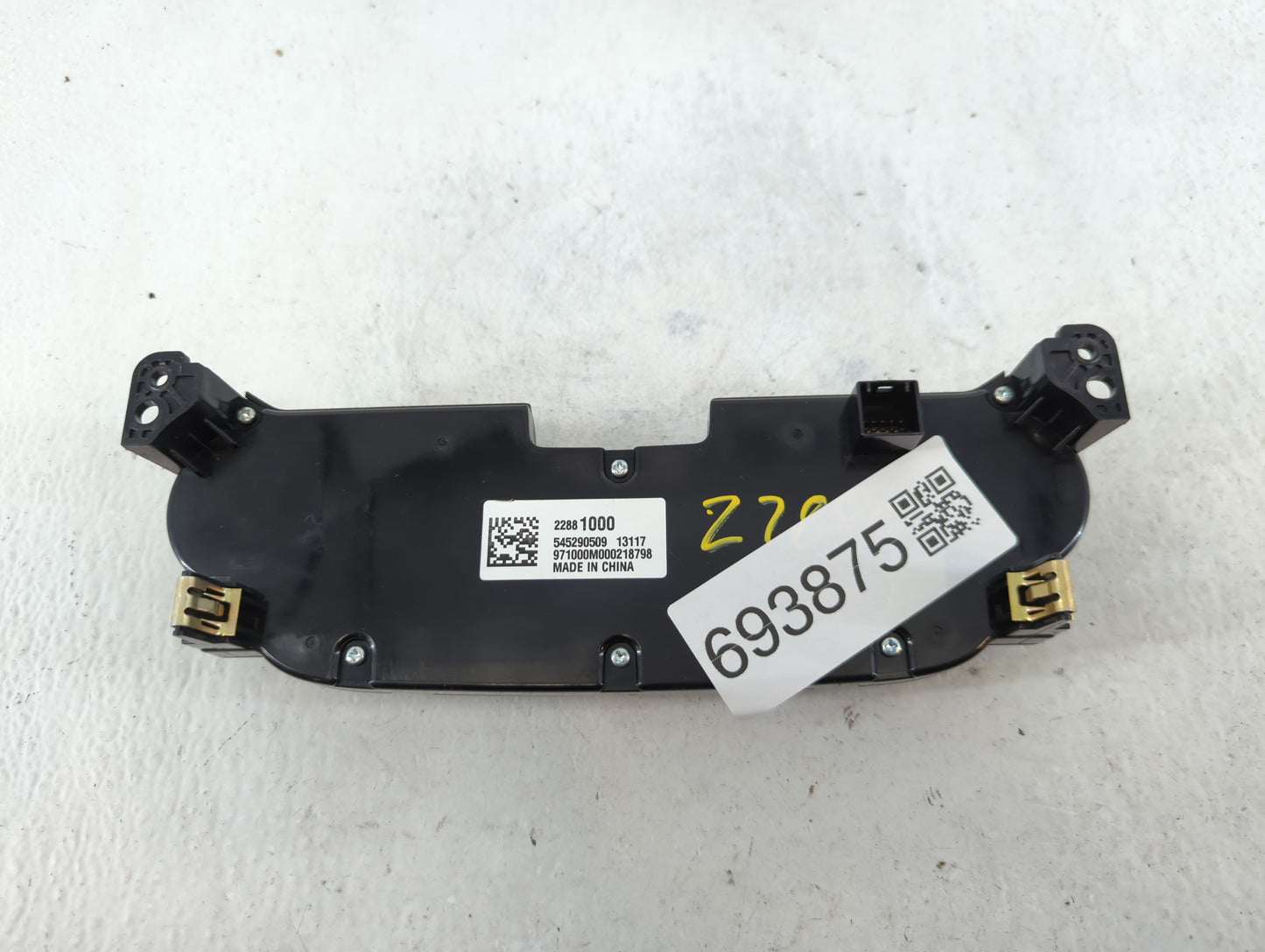 2008-2012 Chevrolet Malibu Climate Control Module Temperature AC/Heater Replacement P/N:22881000 Fits OEM Used Auto Parts - 