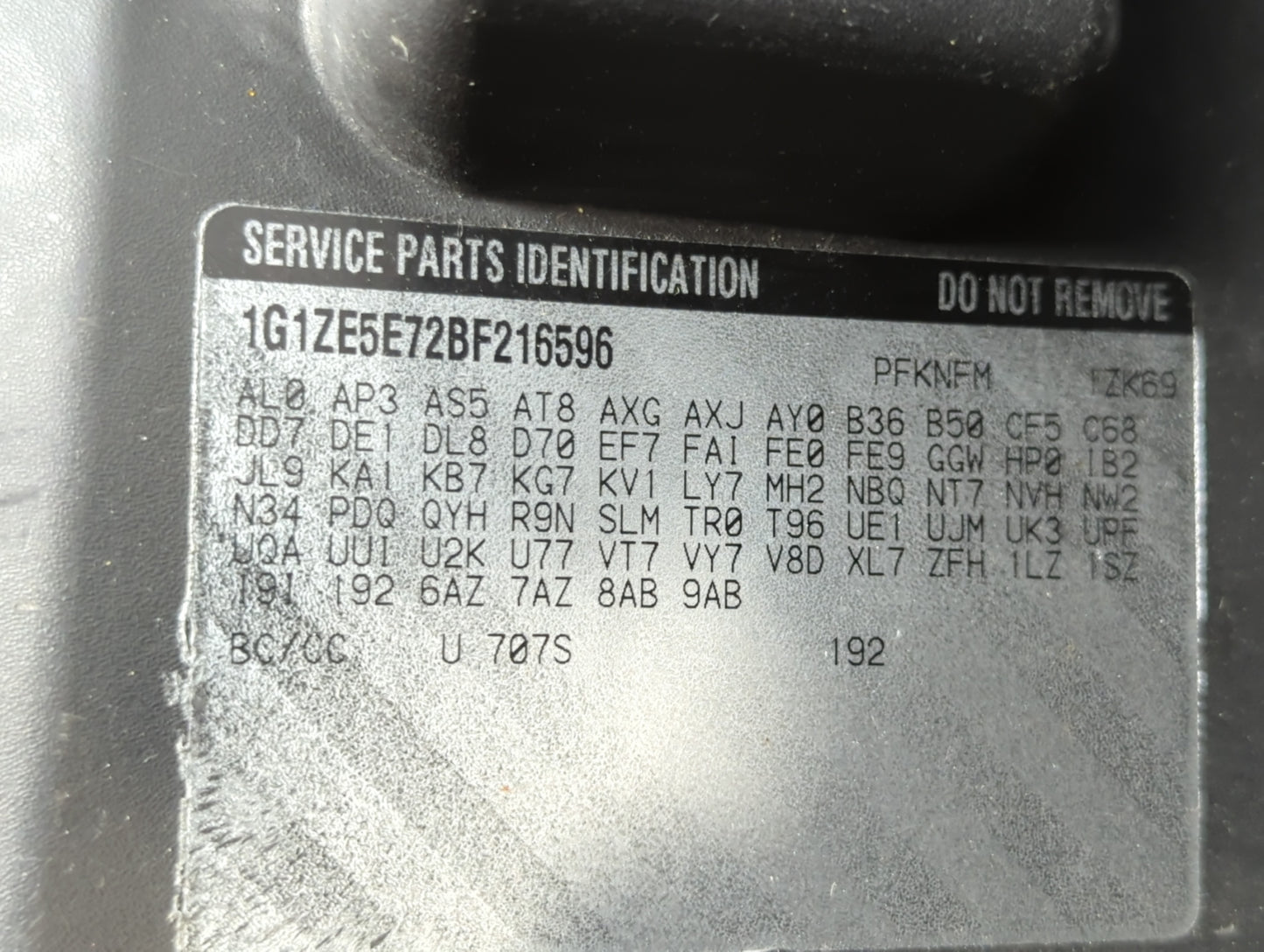 2011 Chevrolet Malibu Passenger Glove Box Door Storage Compartment 693954 - Oemusedautoparts1.com