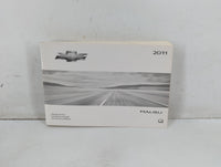 2011 Chevrolet Malibu Owners Manual Book Guide P/N:20786885 A OEM Used Auto Parts - Oemusedautoparts1.com