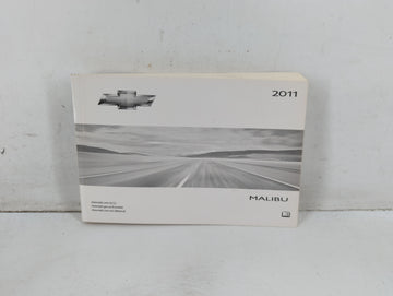 2011 Chevrolet Malibu Owners Manual Book Guide P/N:20786885 A OEM Used Auto Parts - Oemusedautoparts1.com