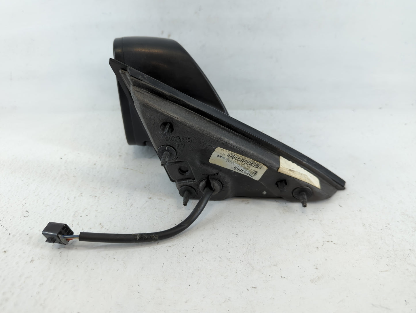 2008-2012 Chevrolet Malibu Driver Left Side View Manual Door Mirror Black - Oemusedautoparts1.com