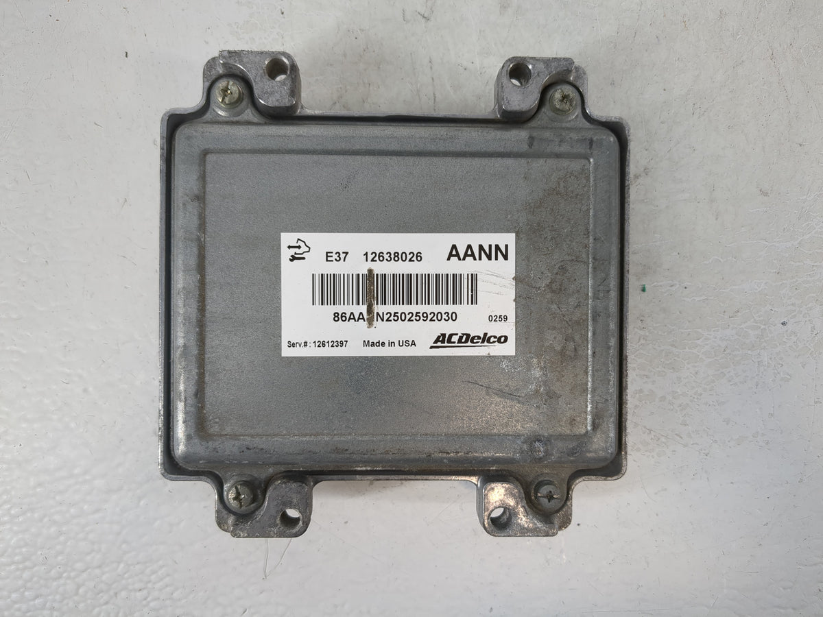 2007-2012 Chevrolet Malibu PCM Engine Control Computer ECU ECM PCU OEM P/N:12638026 12612397 Fits OEM Used Auto Parts - Oemu