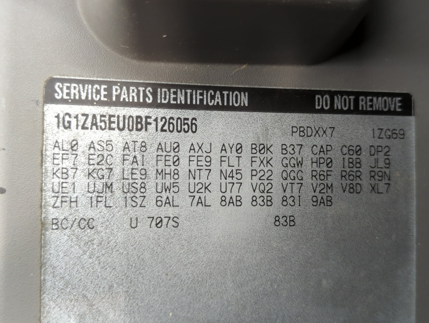 2011 Chevrolet Malibu Passenger Glove Box Door Storage Compartment - Oemusedautoparts1.com