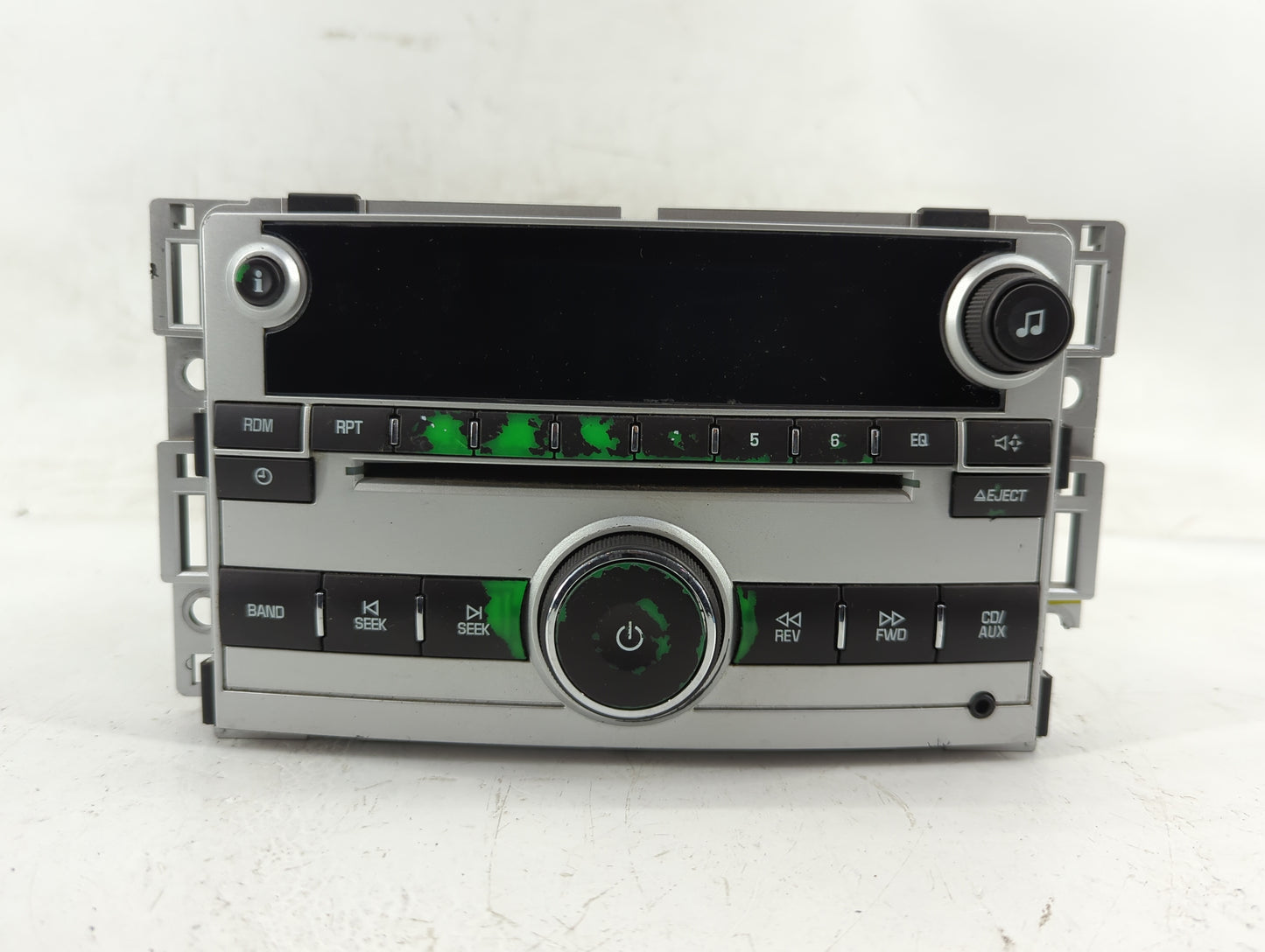 2009-2012 Chevrolet Malibu Radio AM FM Cd Player Receiver Replacement Fits Fits 2009 2010 2011 2012 OEM Used Auto Parts - Oe