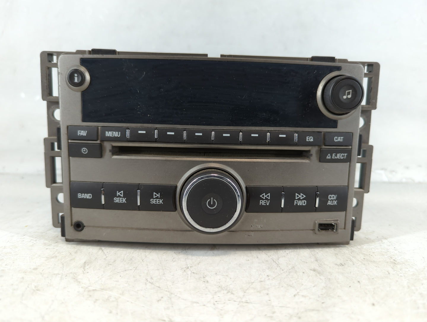 2009-2012 Chevrolet Malibu Radio AM FM Cd Player Receiver Replacement P/N:CC JG20E0GD Fits Fits 2009 2010 2011 2012 OEM Used
