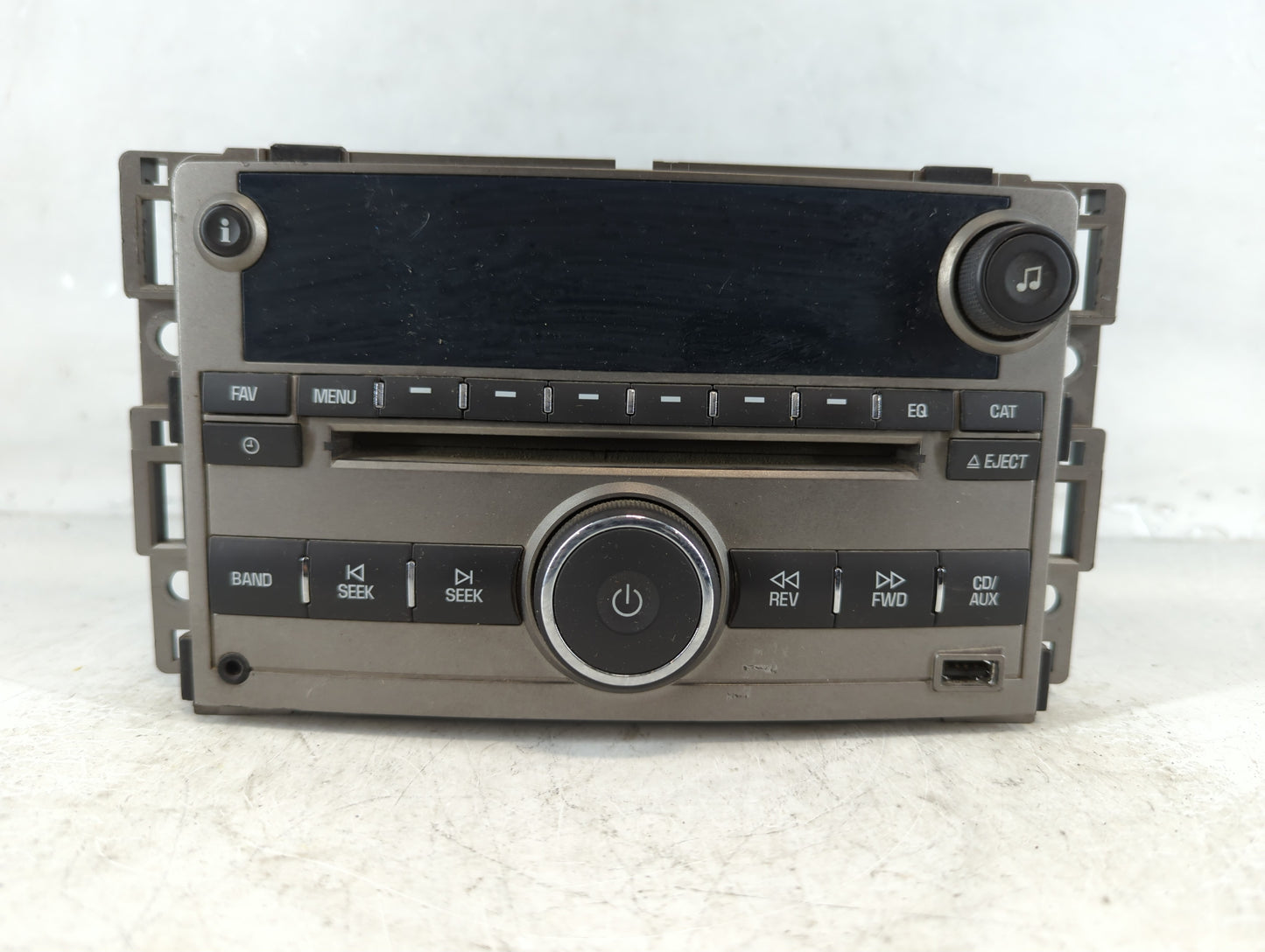 2009-2012 Chevrolet Malibu Radio AM FM Cd Player Receiver Replacement P/N:CC JG20E0GD Fits Fits 2009 2010 2011 2012 OEM Used