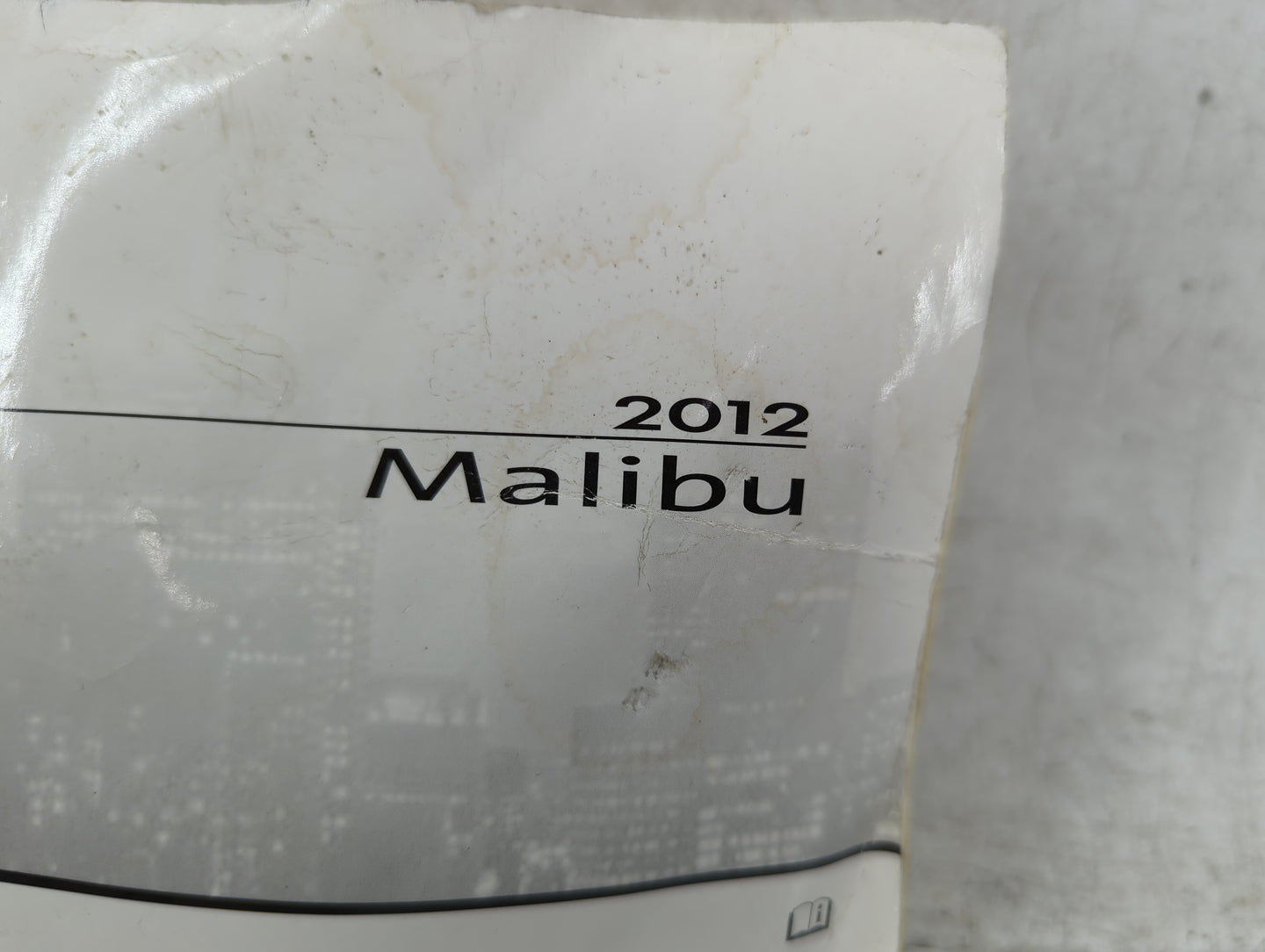 2011 Chevrolet Malibu Owners Manual Book Guide OEM Used Auto Parts - Oemusedautoparts1.com