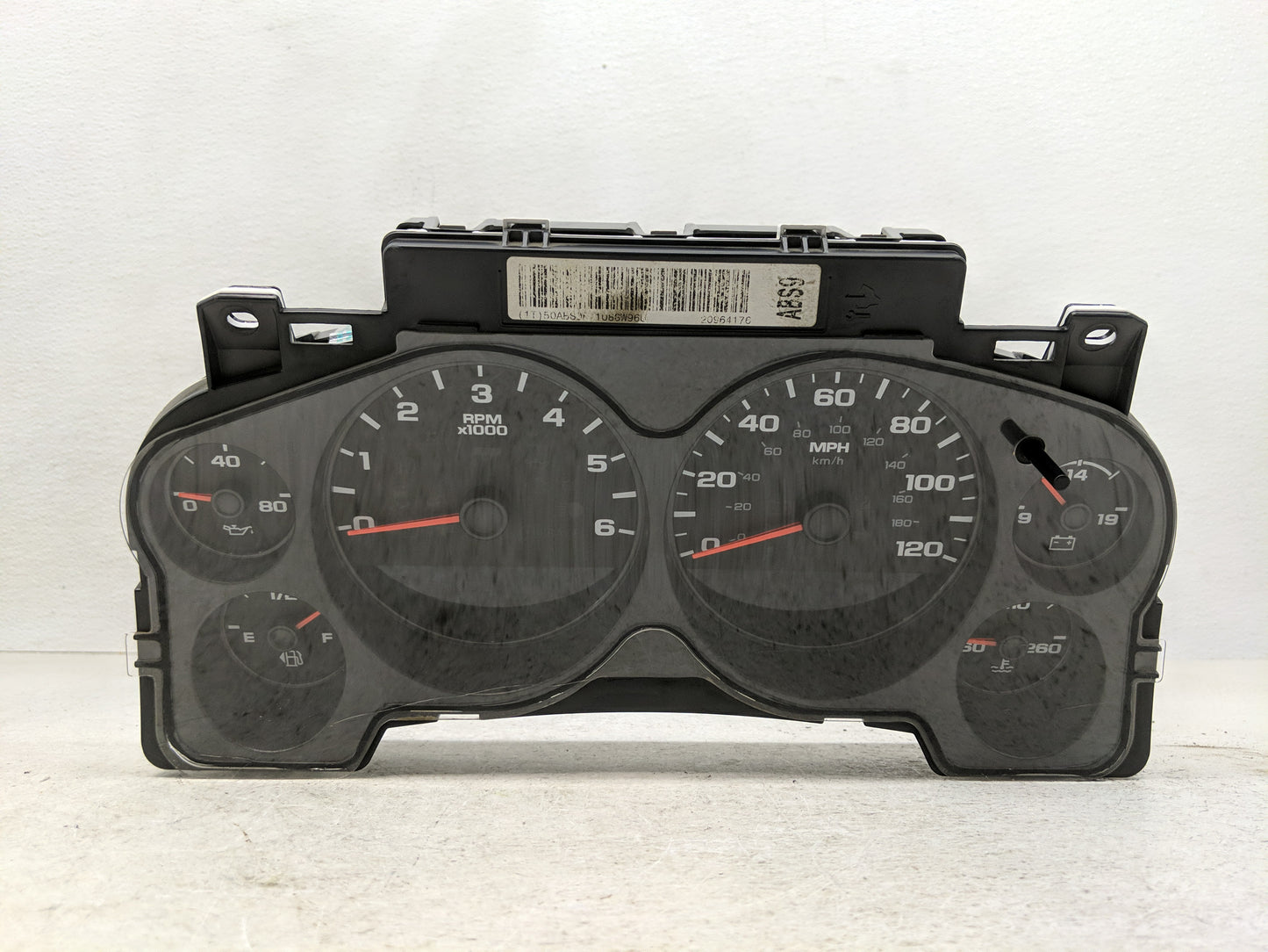 2011-2013 Chevrolet Silverado 1500 Instrument Cluster Speedometer Gauges P/N:28255338 Fits Fits 2011 2012 2013 OEM Used Auto